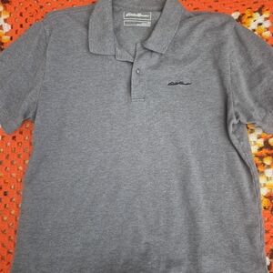 Eddie Bauer Charcoal Men's Polo Shirt